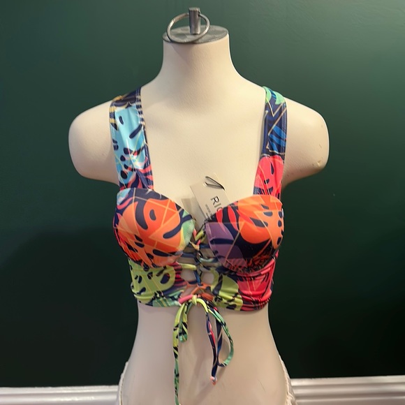 Colorful Women's Swim Top - Picture 1 of 6